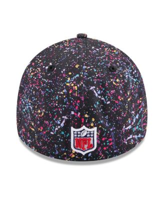 Men's Black Baltimore Ravens 2025 NFL Crucial Catch 39THIRTY Flex Hat