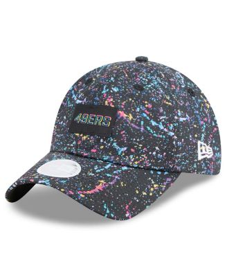 Women's Black San Francisco 49ers 2025 NFL Crucial Catch Pony Tail Adjustable Hat