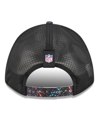 Big Boys and Girls Black Las Vegas Raiders 2025 NFL Crucial Catch 9FORTY Adjustable Hat