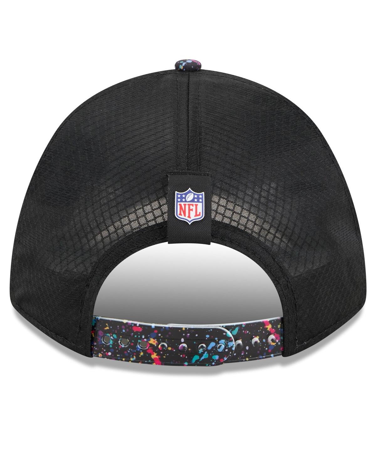 New Era Big Boys and Girls Black Detroit Lions 2025 Nfl Crucial Catch 9FORTY Adjustable Hat