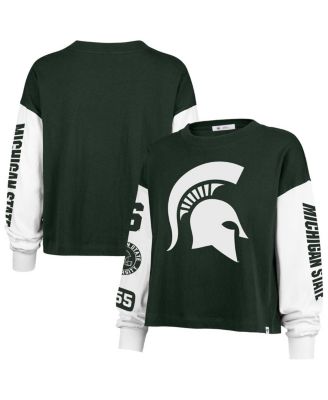 '47 Brand - Women's Green Michigan State Spartans Sydney Long Sleeve T-shirt