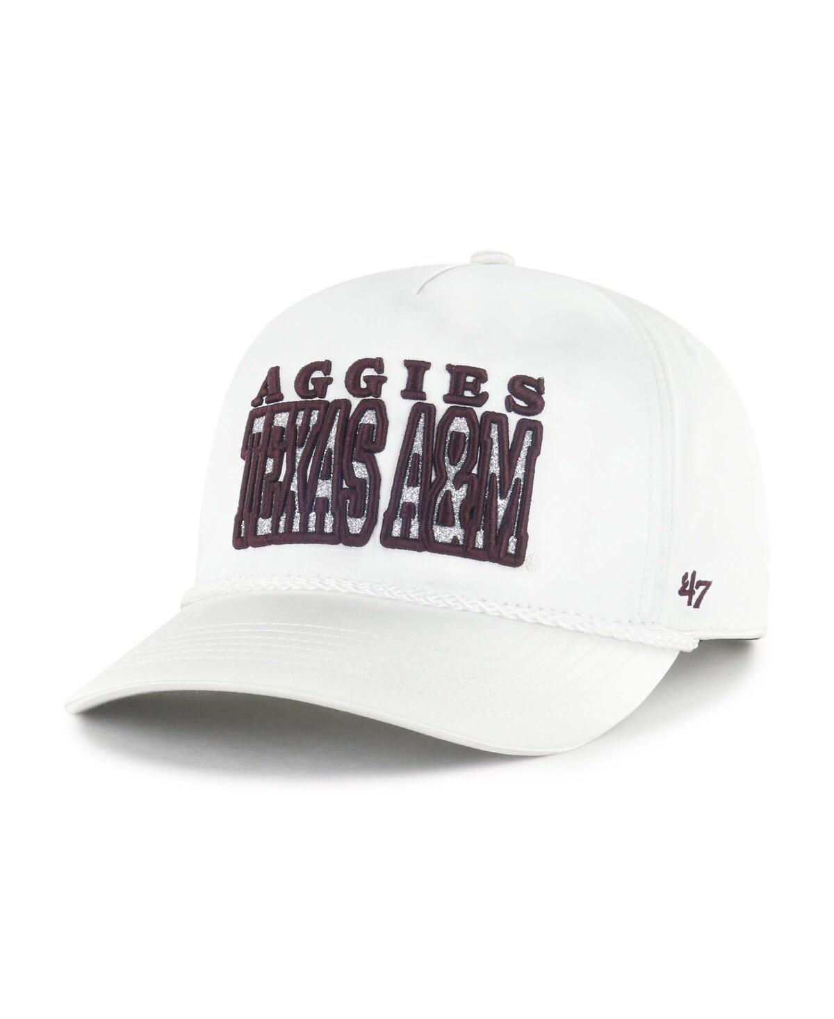 47 Brand Women's White Texas A&m Aggies Outspoken Hitch Adjustable Hat In White
