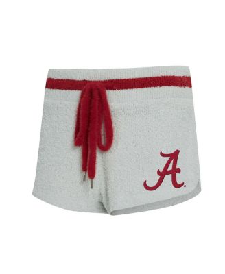 Women's 2-Piece Gray/Crimson Alabama Crimson Tide Whitley Long Sleeve Hoodie Top and Shorts Set