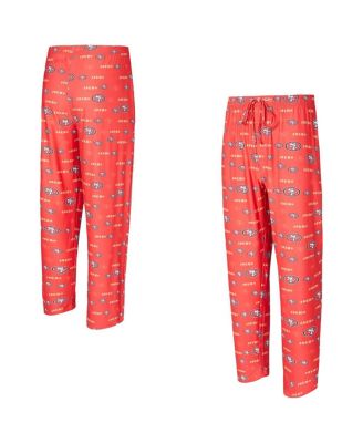Concepts Sport - Men's Scarlet San Francisco 49ers Mosaic All Over Print Pants