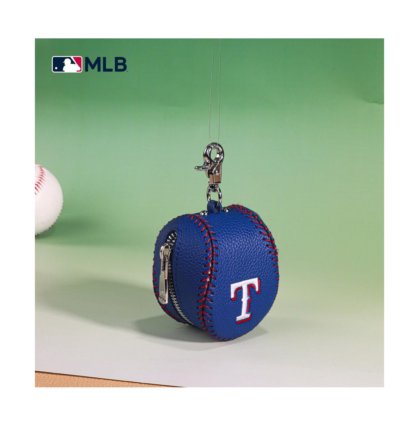 Женский брелок Montana West Texas Rangers Baseball Bag Charm — фото 2