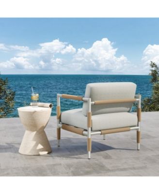 Oriana Aluminum Outdoor Patio Armchair with Cushions
