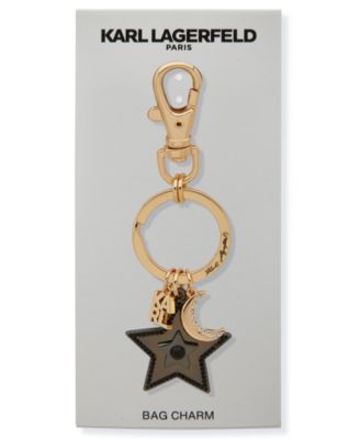 Star and Moon Charm Keychain