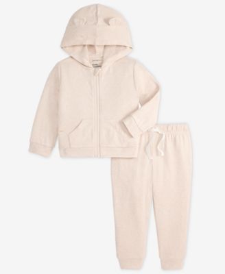 First Impressions - Baby Boys Soft & Cozy Hoodie & Pants Set