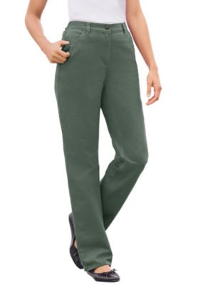 Women's Within Perfect All-Cotton Back-Elastic Denim Jeans