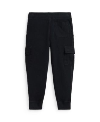 Boys' 2-7 Waffle-Knit Cotton Cargo Jogger Pant