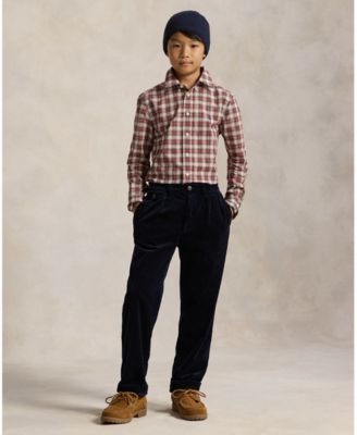 Big Boys' 8-20 Plaid Shirt