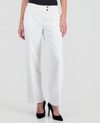 Women's High Rise Wide-Leg Pants, Regular & Petite