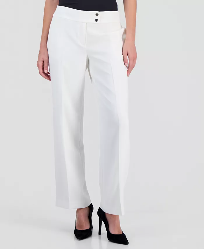 Women's High Rise Wide-Leg Pants, Regular & Petite - thumbnail 3