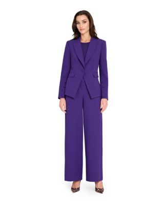 Petite Clean-Waist Wide-Leg Pants