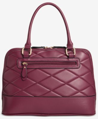 Medium Quilted Dome Satchel, Exclusively at Macy's 