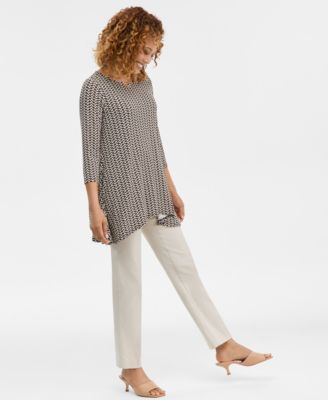 Women's Chevron 3/4-Sleeve Top, Macy's Exclusive