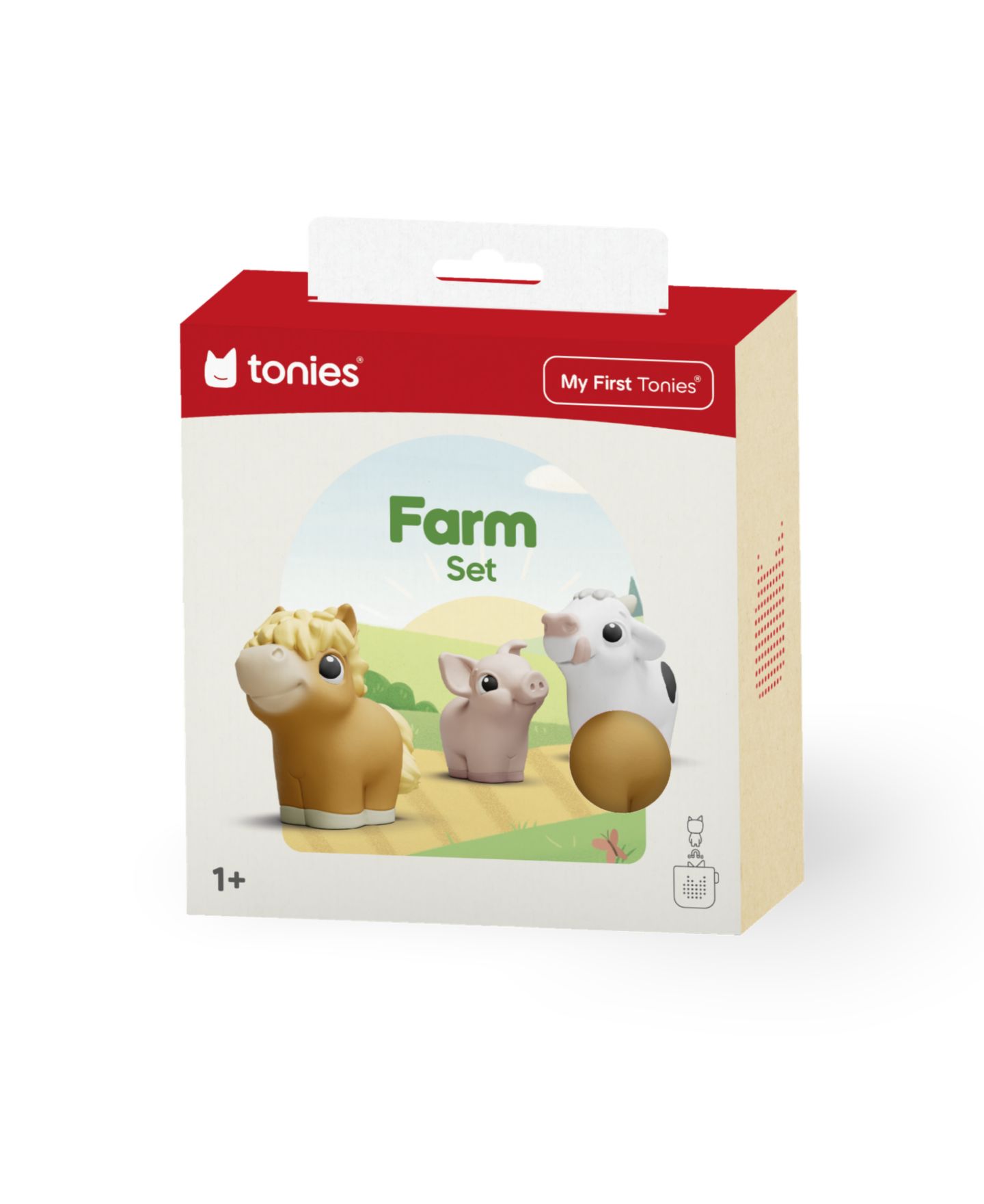 Детские игрушки My First Tonies: Farm Set Cow, Pig and Horse Figurines, 3 Pack — фото 2