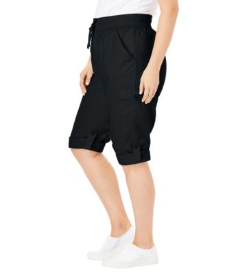 Women's Within Convertible Length Cargo Capri/Bermuda