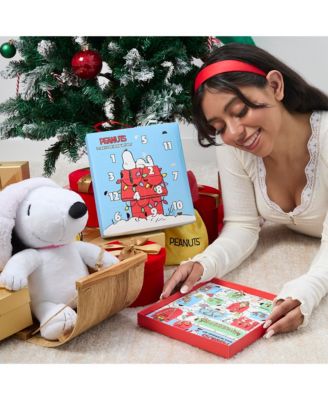 Snoopy Jewelry Advent Gift Set: Necklace, Bracelet & Charms Mix & Match Christmas Calendar Box Collection