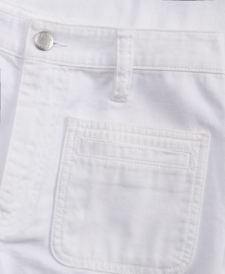 Women's Patch Pocket High Rise Wide-Leg Jeans, Macy's Exclusive