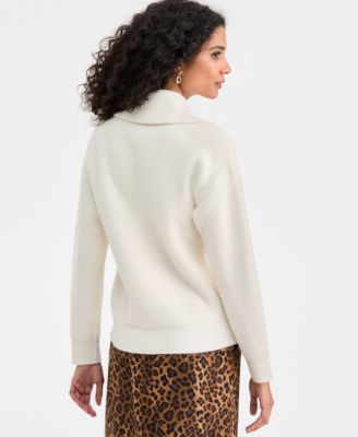 Women's Collared Button Pullover Sweater, Macy's Exclusive