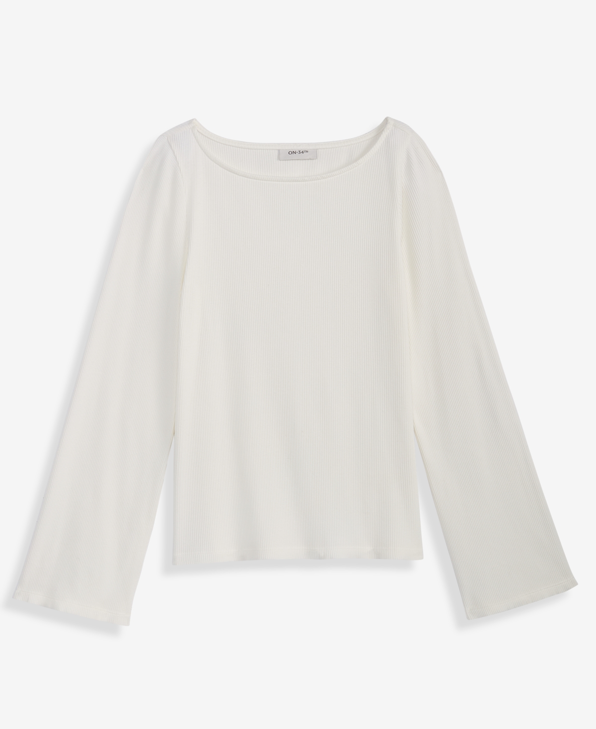 On 34th Women's Knit Boat-Neck Bell-Sleeve Top, Macy's Exclusive