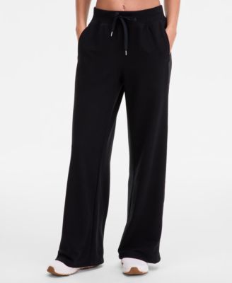 Women's Ribbed Knit Wide Leg Pants