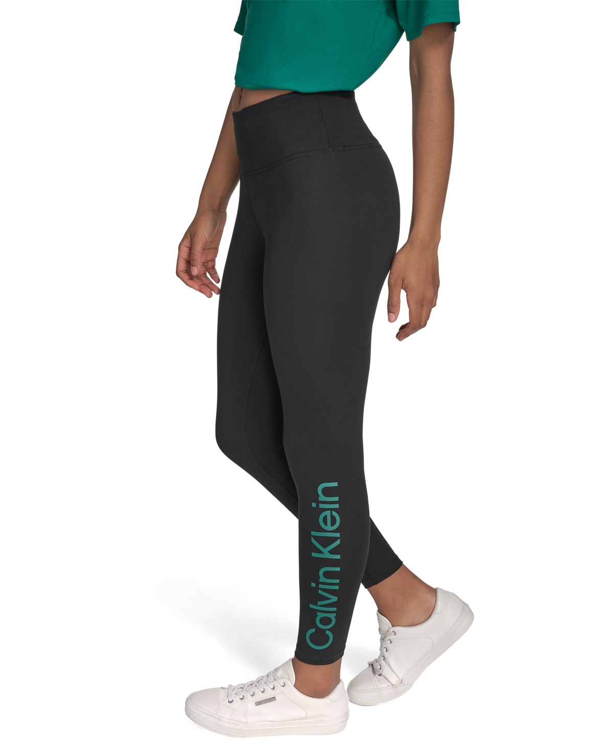 Calvin Klein Performance Women's High-rise 7/8 Leggings In Black