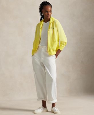 Women's Lightweight Fleece Full-Zip Hoodie Sweatshirt