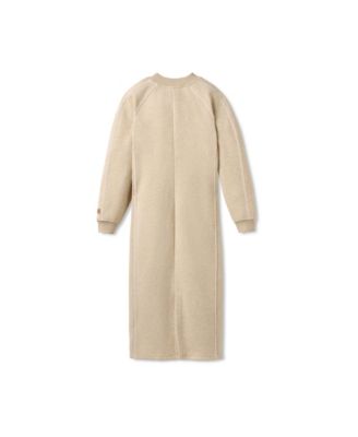 Women's Classic Long Sleeve Crew Neck Dress