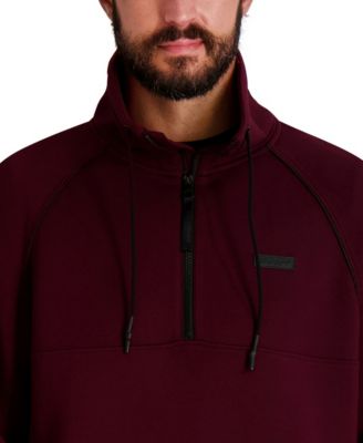 Men's Stand Collar Half-Zip Sweatshirt