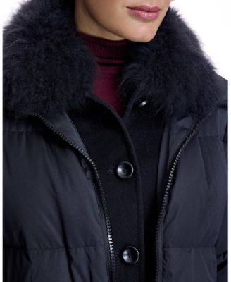 Women's Fur-Trimmed Puffer