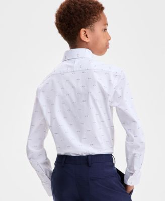 Boys 8R-20R Purple Cars Classic Shirt