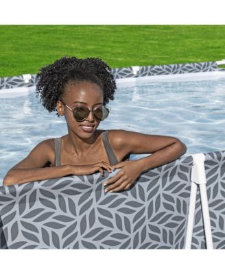 Steel Pro 12' x 6'7" x 26" Rectangle Above Ground Outdoor Swimming Pool