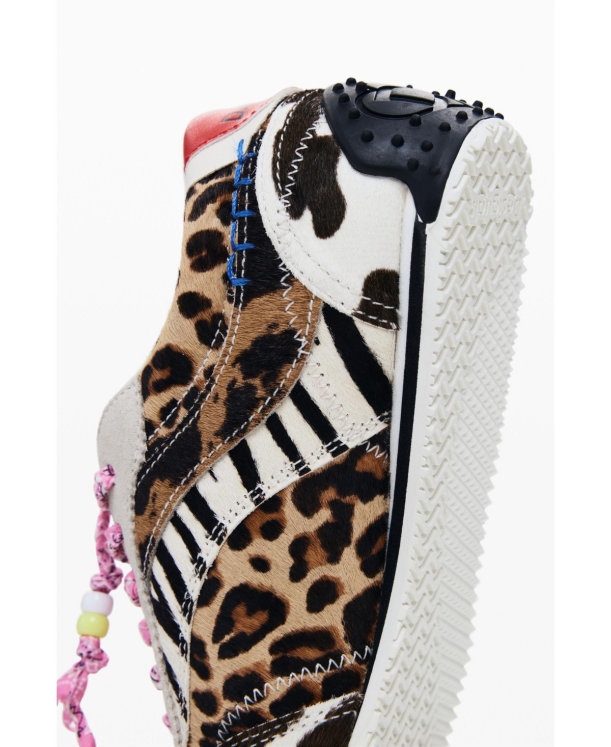 Desigual Women's Patchwork animal print sneakers