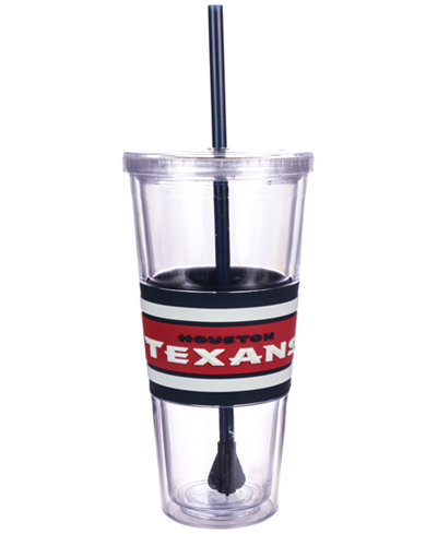 Boelter Brands Houston Texans 22 oz. Hyped Straw Tumbler