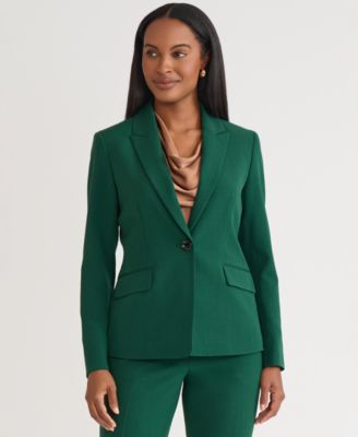Women's One-Button Blazer, Regular & Petite