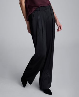Kenneth Cole - Women's Double Pleat Wide Leg Pants