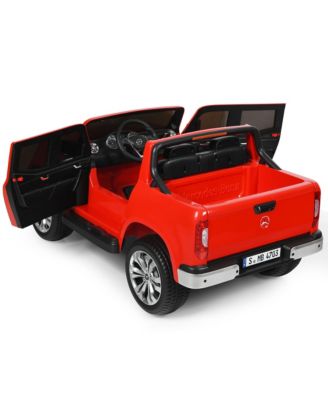 Licensed Mercedes Benz x Class 12V 2-Seater Kids Ride On Car w/ Trunk