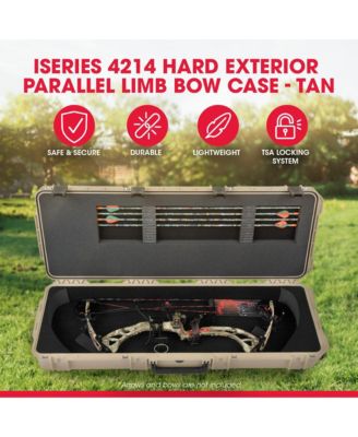 Cases iSeries 4214 Hard Plastic Parallel Limb Bow Crossbow Case, Tan