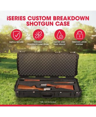 Cases iSeries 3614 Hard Exterior Double Custom Breakdown Shotgun Case, Black