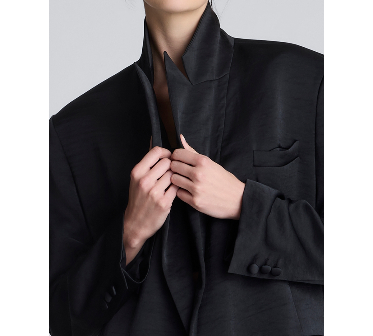 Kenneth Cole Women's Double-Breasted Boyfriend Jacket