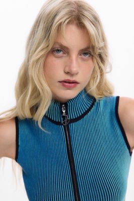 Women's Zip-knit T-shirt