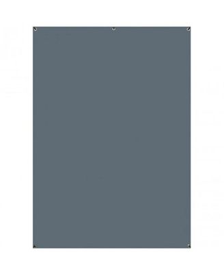 5 x 7' Neutral Gray X-Drop Backdrop Kit, with X-Drop Stand and Travel Case
