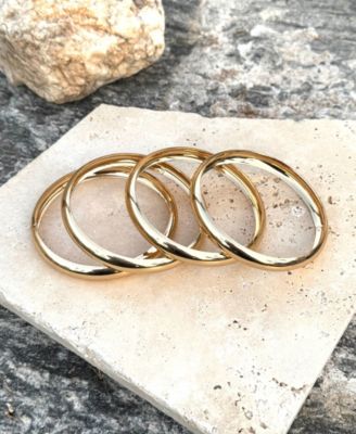 Gold 4-Bangle Set