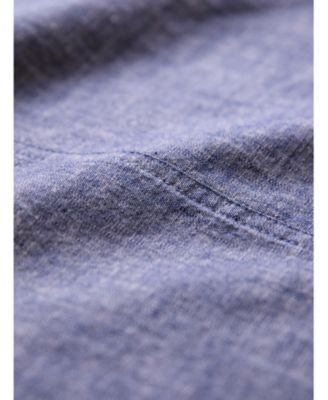 Women's Chambray Long Sleeve Knee Length Dress