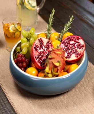 Lexa Collection 12" Bamboo Fruit Bowl