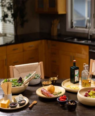 Lexa Collection 12 in Bamboo Serving Tray Set