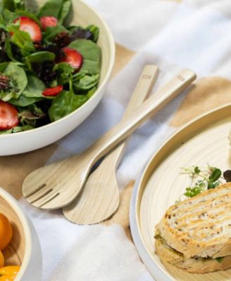 Lexa Collection 2 piece 12 inch Bamboo Utensil Set 