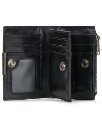 Busalla Leather Bifold Zipper Wallet